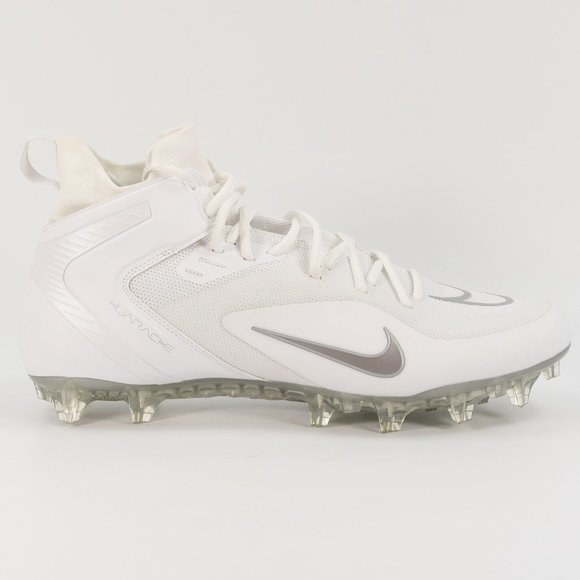 Nike Alpha Huarache 8 Elite \'White Metallic Silver\' CW4440-100 size 15 main image 7